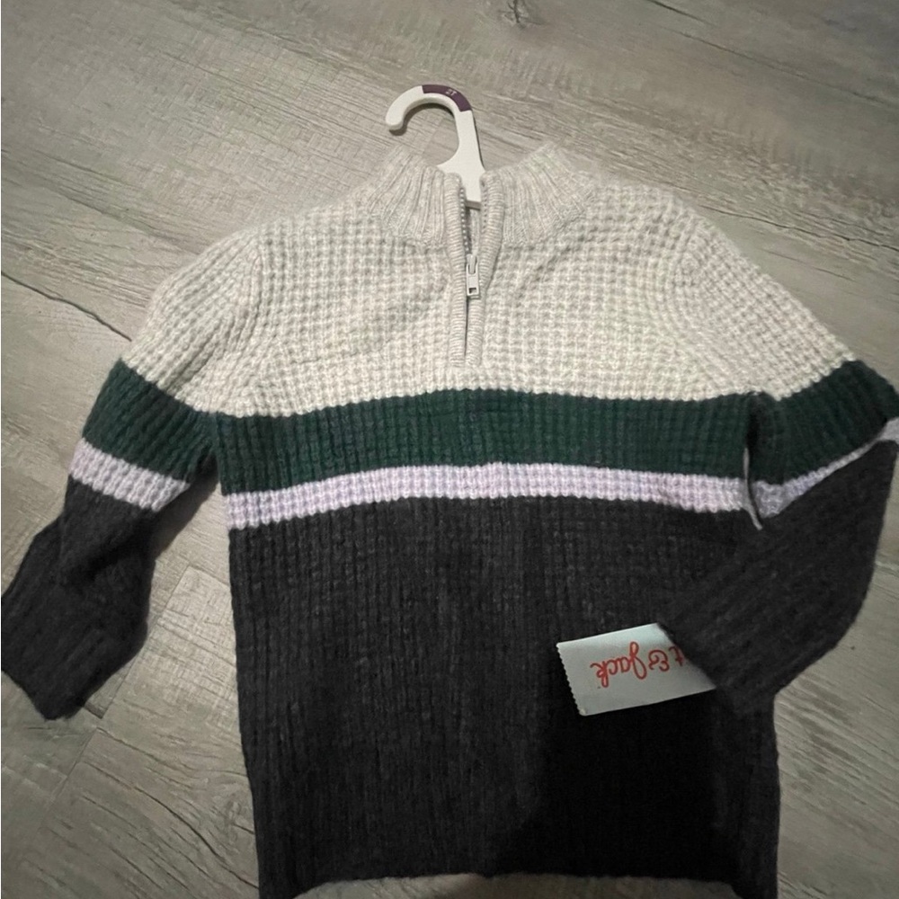 Cat & Jack Knit Sweater with Stripes
